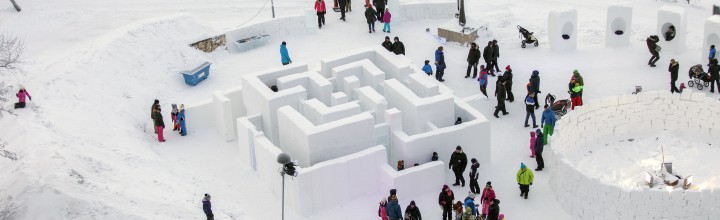 Kiruna Winter Playground in media